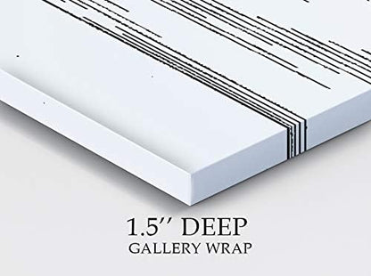 Renditions Gallery Toilet Paper Patent Drawing Gallery Wrapped Canvas Wall Art, 24x36, White
