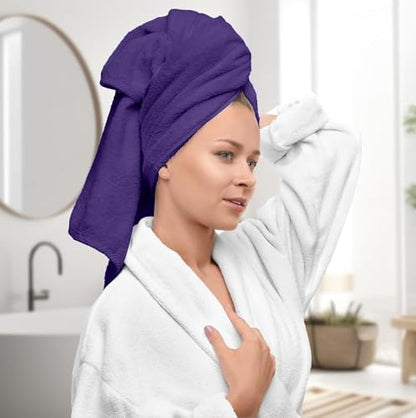 Avalon Towels Purple Bath Towels, Purple Towel Set, 8pc