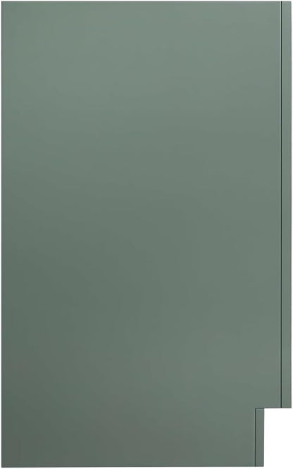 ARIEL Loren 60-inch Bathroom Vanity Base Cabinet,Solid Wood, 4 Soft Closing Doors, 3 Dovetail Drawers, Vintage Green