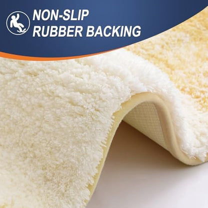 OLANLY Bathroom Runner Rug 47x20, Extra Soft Absorbent Microfiber Bath Rugs