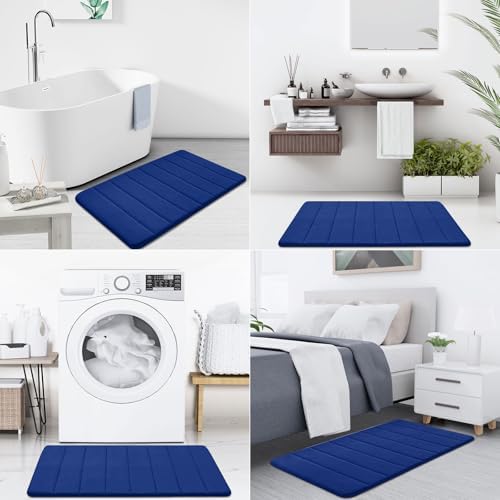 Buganda Memory Foam Bath Mat 44 x 24, Ultra Soft Absorbent Bathroom Rugs