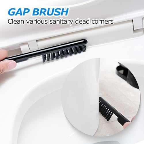 FORASTO 3in1 Toilet Plunger and Brush Set - Home Bathroom Cleaning Tools