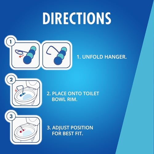 Soft Scrub 4-in-1 Rim Hanger Toilet Bowl Cleaner, Sapphire Waters, 2 Count
