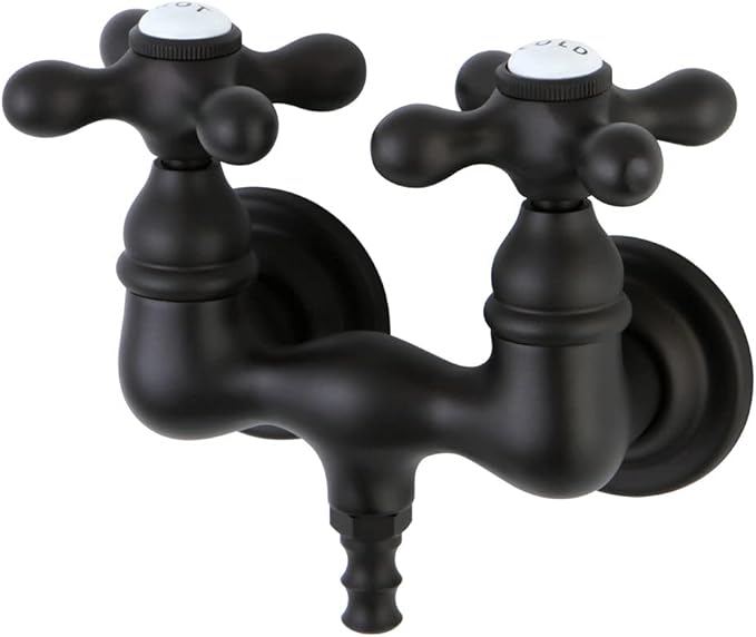 Kingston Brass CC37T5 Vintage Tub Faucet, 3-3/8-Inch Center, Oil Rubbed Bronze, Oil-Rubbed Bronze