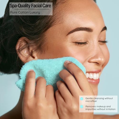 Living Fashions Washcloths, 13" x 13" Washcloths 12 Pack, Face Towels