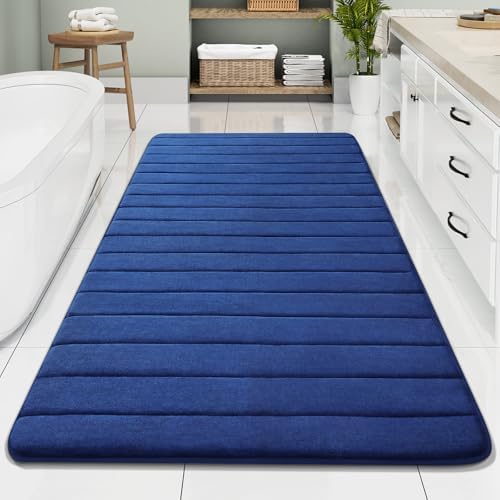 Buganda Memory Foam Bath Mat 70 x 34, Ultra Soft Absorbent Bathroom Rugs