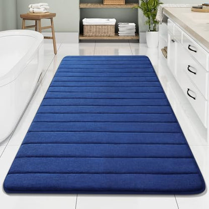 Buganda Memory Foam Bath Mat 70 x 34, Ultra Soft Absorbent Bathroom Rugs