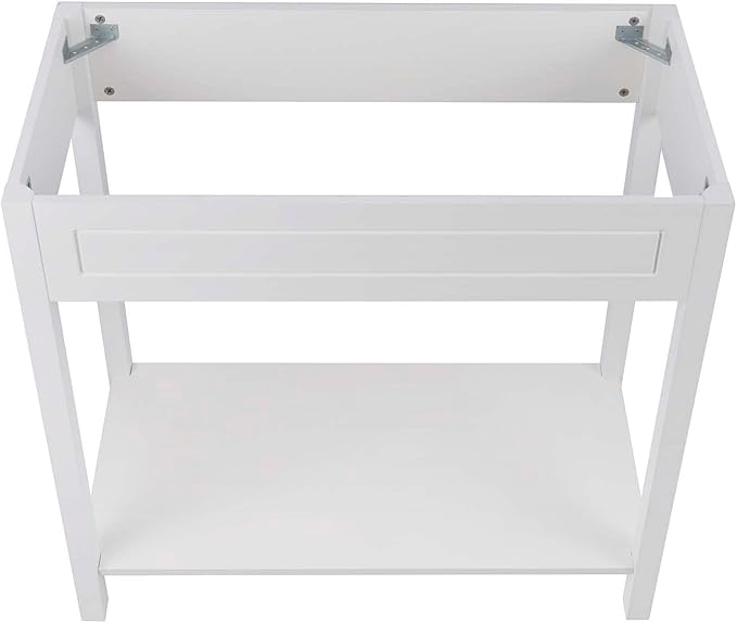 Modway Altura Modern 36" Bathroom Vanity Cabinet in White - Sink Basin Not Included