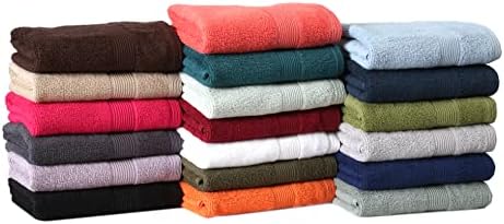 Belizzi Home Ultra Soft 6-Piece Hand Towel Set 16x28-100% Ringspun Cotton - Durable & Highly Absorbent Hand Towels - Ideal for use in Bathroom, Kitchen, Gym, Spa & General Cleaning - Sea Green