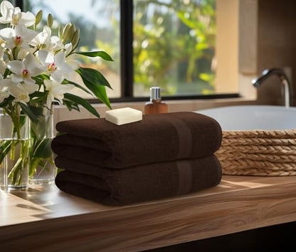 Avalon Towels Chocolate Brown Towels, Brown Towel Set, 8pc
