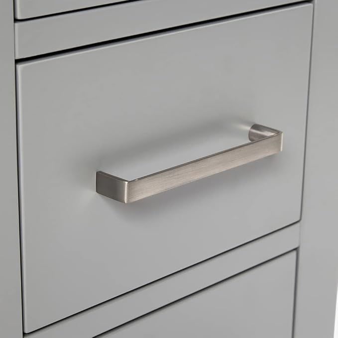 ARIEL Cambridge 36-inch Bathroom Vanity with Sink,Solid Wood, 1.5-inch Italian Carrara Marble Countertop & Backsplash, Single Oval Porcelain Sink, 2 Soft Closing Doors, 5 Dovetail Drawers, Grey