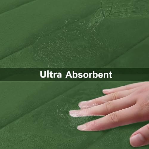 Buganda Memory Foam Bath Mat 30 x 20, Ultra Soft Absorbent Bathroom Rugs