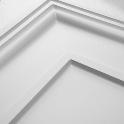 Art3d Drop Ceiling Tiles, 24x48in. White (12-Pack), Polyvinyl Chloride (PVC), Glue Down | Lightweight, Waterproof, No Sag and Breakage, Compatible with Grid System, Perfect for Basement, Kitchen