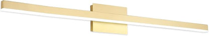 Joossnwell Gold Vanity Lights Bar 47.2 inch Modern LED Bathroom Light Fixtures Wall Lighting Over Mirror 30W Cold Light 6000K