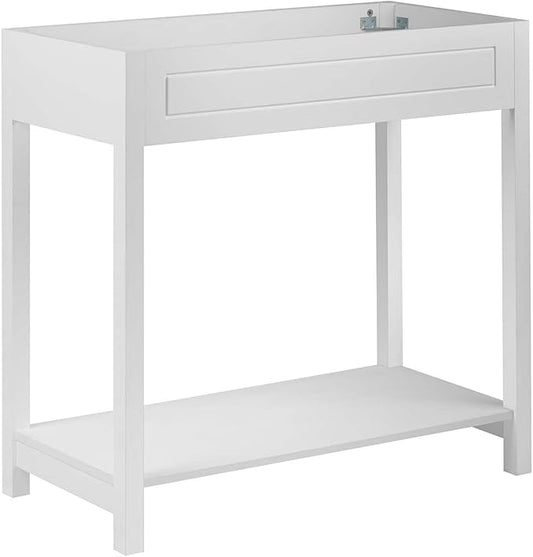 Modway Altura Modern 36" Bathroom Vanity Cabinet in White - Sink Basin Not Included