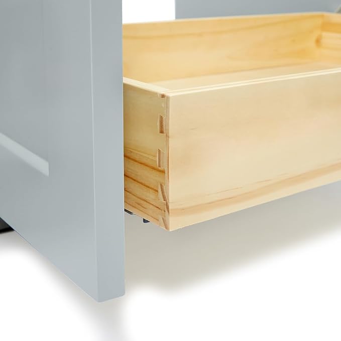 ARIEL Taylor 72-inch Bathroom Vanity with Sink,Solid Wood, 1.5-inch Italian Carrara Marble Countertop & Backsplash, Double Rectangular Porcelain Sink, 4 Soft Closing Doors, 6 Dovetail Drawers, Grey