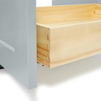 ARIEL Taylor 72-inch Bathroom Vanity with Sink,Solid Wood, 1.5-inch Italian Carrara Marble Countertop & Backsplash, Double Rectangular Porcelain Sink, 4 Soft Closing Doors, 6 Dovetail Drawers, Grey