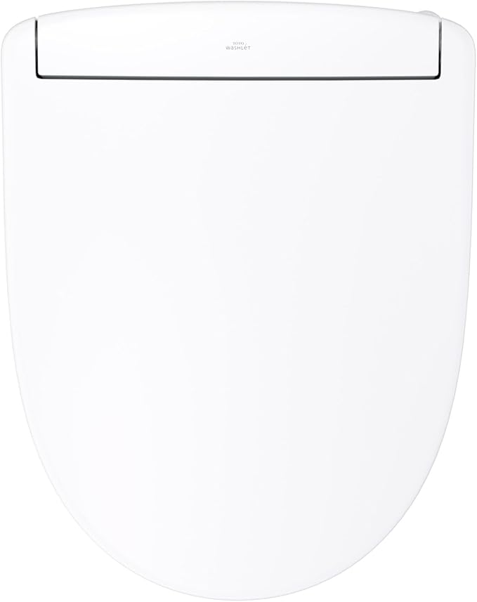 TOTO® WASHLET® S5 Electronic Bidet Toilet Seat with Instantaneous Water Heating, PREMIST and EWATER+ Wand Cleaning, Round, Cotton White - SW3445#01