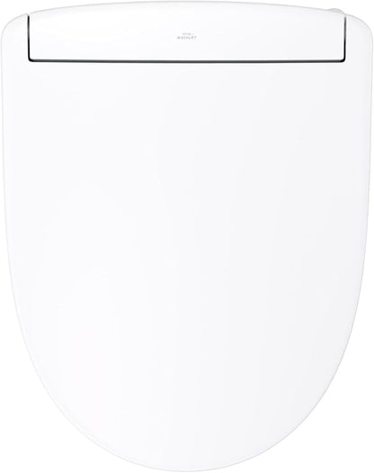 TOTO® WASHLET® S5 Electronic Bidet Toilet Seat with Instantaneous Water Heating, PREMIST and EWATER+ Wand Cleaning, Round, Cotton White - SW3445#01