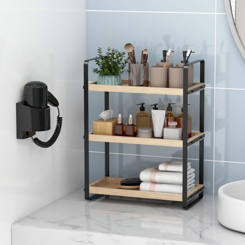 HNRLOY Bathroom Counter Organizer, Bathroom Counter Shelf, Makeup Organizer