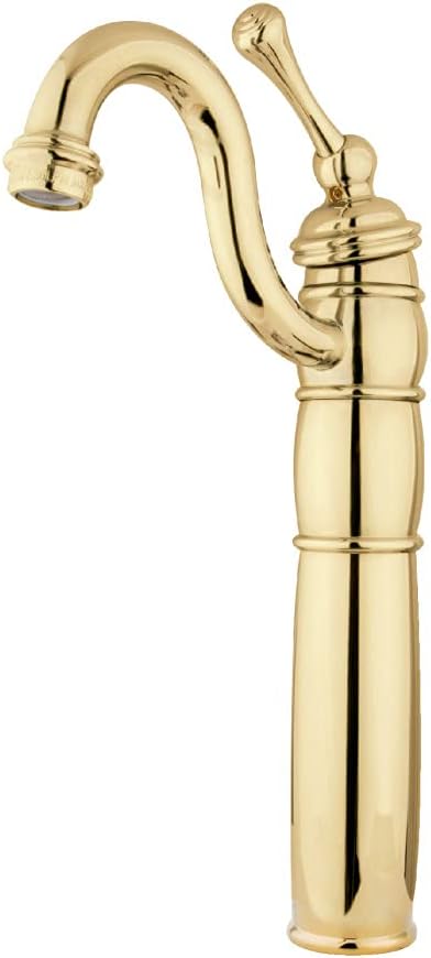 Kingston Brass KB1422BL Heritage Vessel Sink Faucet, 6-1/8", Polished Brass
