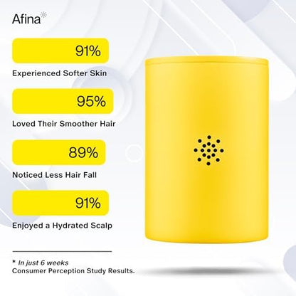 Afina Replacement Filter for Filtered Shower Head, Hard Water - 1 Pack