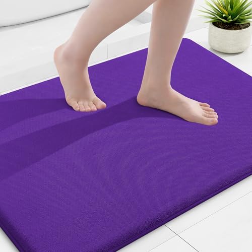 Smiry Memory Foam Bath Mat 36x24, Extra Soft and Absorbent Bathroom Rugs