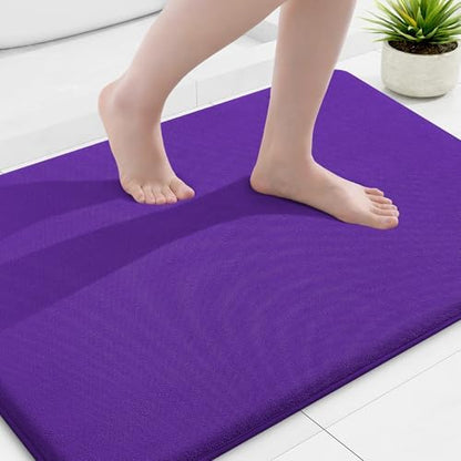 Smiry Memory Foam Bath Mat 36x24, Extra Soft and Absorbent Bathroom Rugs