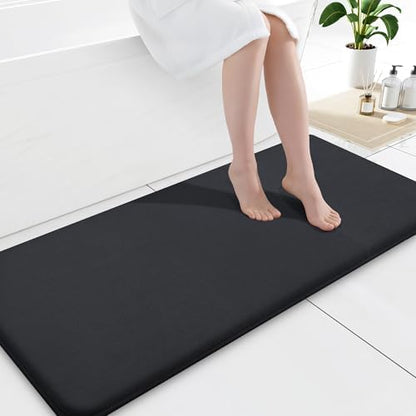 Smiry Memory Foam Bath Mat 47x20, Extra Soft and Absorbent Bathroom Rugs