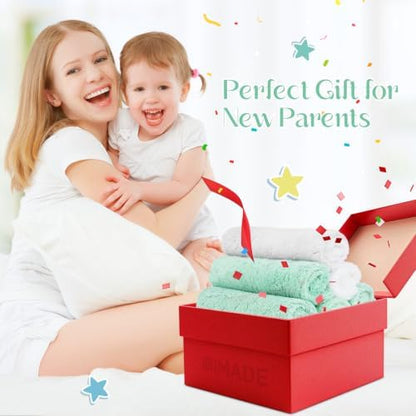 UNIMADE Baby Washcloths, Microfiber Coral Fleece Wash Cloths