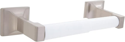 Design House 539171 Millbridge Toilet Paper Holder Wall Mount - Bathroom Toilet Paper Holder, Classic Toilet Paper Roll Holder - Satin Nickel