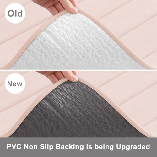 Buganda Memory Foam Bath Mat 55 x 24, Ultra Soft Absorbent Bathroom Rugs