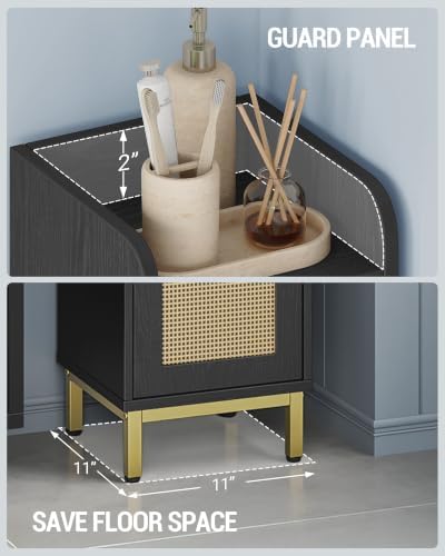 Hzuaneri 4-Tier Narrow Tall Storage Cabinet