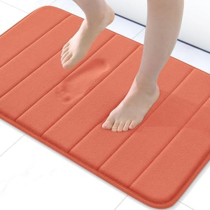 Buganda Memory Foam Bath Mat 30 x 20, Ultra Soft Absorbent Bathroom Rugs