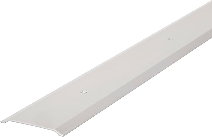 M-D Building Products 11056 1-3/4 in. x 1/8 in. x 36 in. Silver Aluminum Flat-Profile Threshold for Interior Doorways