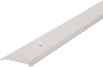 M-D Building Products 11056 1-3/4 in. x 1/8 in. x 36 in. Silver Aluminum Flat-Profile Threshold for Interior Doorways