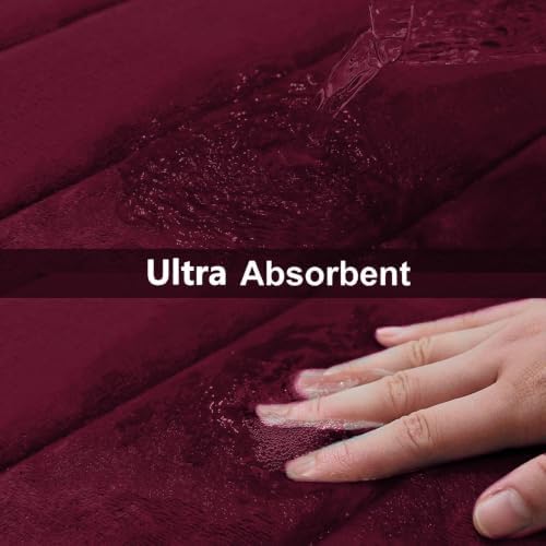 Buganda Memory Foam Bath Mat 31.5 x 20, Ultra Soft Absorbent Bathroom Rugs