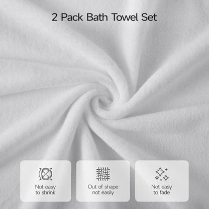 ecolook Ultra Soft 6-Piece Towel Set, 100% Cotton