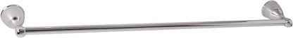 Design House 558619 Ames Transitional Towel Bar for Bathroom Bedroom Closet or Kitchen, 24", Polished Chrome | Wall Mount, Transitional, Zinc, Hardware, 558619