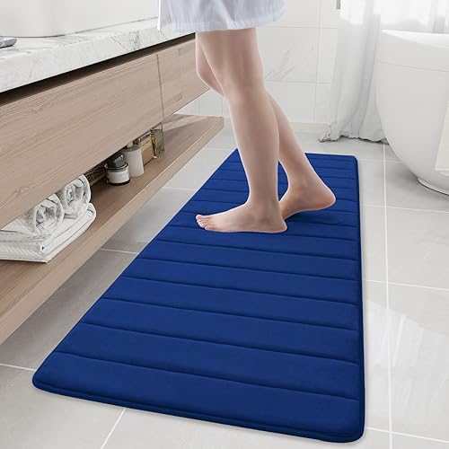 Buganda Memory Foam Bath Mat 59 x 20, Ultra Soft Absorbent Bathroom Rugs