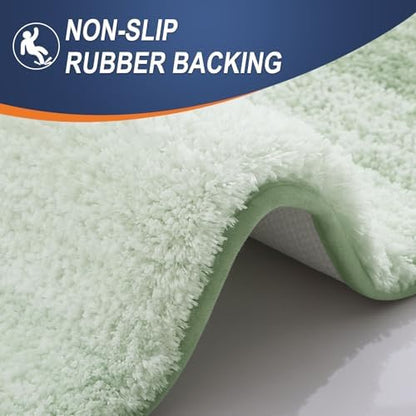 OLANLY Large Bathroom Rugs 44x32, Extra Soft Absorbent Microfiber Bath Rugs