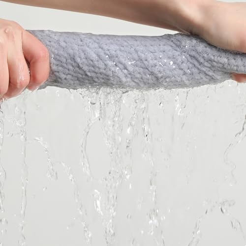 YTYC 39x78 Bath Sheets Set,Towels for Bathroom,Silver Grey,6-Pieces
