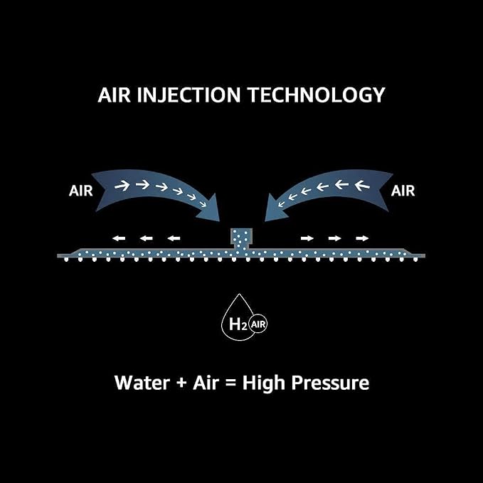 Iriber Ceiling Brushed Gold Rain Shower System with Waterfall Tub Spout 3 Function Shower Faucet Set Contain 12 Inch Shower Head and Handheld Shower Trim Kit (Valve Cartridge Included)