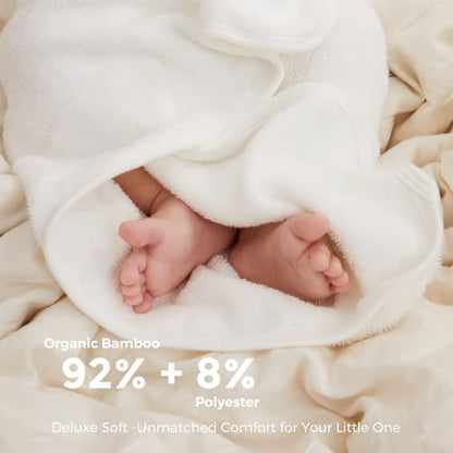 Momcozy Baby Towel, 5pcs Baby Bath Towel Set，Soft&Breathable