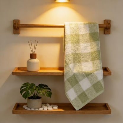 2-Pack Microfiber Bath Towels (27x54 Inches) - Ultra Soft & Quick Dry, 3X Absorbency, Lightweight for Gym, Yoga, Travel & Spa - Perfect for Home, Fitness & Post-Workout