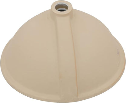 Lordear Undermount Bathroom Sink 18x15 Inch Oval Vessel Sink White Porcelain Ceramic Bathroom Vanity Sink Under Counter Lavatory Basin with Overflow Modern Art Basin