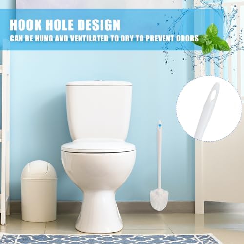 Tioncy 21 Pcs 14.2 Inch Toilet Brushes for Bathroom Bowl Scrubber
