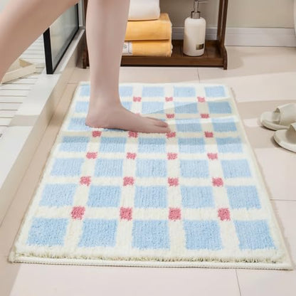 GIB Bathroom Rugs 32"x20", Extra Soft Absorbent Bath Mat for Bathroom Floor