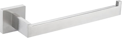 Angle Simple Hand Towel Holder Brushed Nickel, Bathroom Towel Bar 10.24" | Sturdy SUS304 Stainless Steel, Square Hanger with Open Arm, Space Saving Home Decor, Screws Mounted