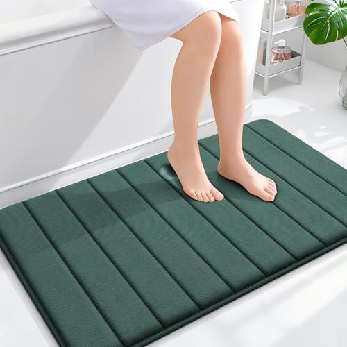 OLANLY Memory Foam Large Bath Mat 40x24, Super Soft Absorbent Bathroom Rugs